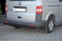 Volkswagen T5 Multivan 2003–2010 Heckbügel AK002 Schwarz (Edelstahl) Foto 3