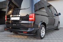 Volkswagen T5 Multivan 2003–2010 Hintere Eckschutzrohre AK003 Schwarz (2 Stk., Edelstahl) Foto 8