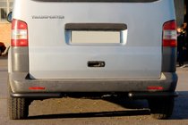Volkswagen T5 2010-2015 Hintere Eckschutzrohre AK003 Schwarz (2 Stk., Edelstahl) Foto 6