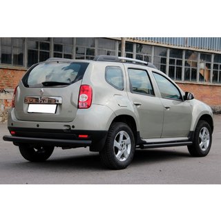 Hinterer gerader Überrollbügel Black (Edelstahl) Renault Duster 2008–2017 Foto 2