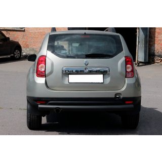 Hinterer gerader Überrollbügel Black (Edelstahl) Renault Duster 2008–2017 Foto 3