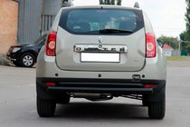 Dacia Duster 2008-2018 Hinterer gerader Überrollbügel Black (Edelstahl) Foto 1