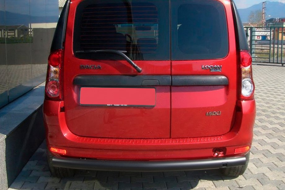Renault Logan MCV 2005-2013 Heckbügel Black (Edelstahl) Image