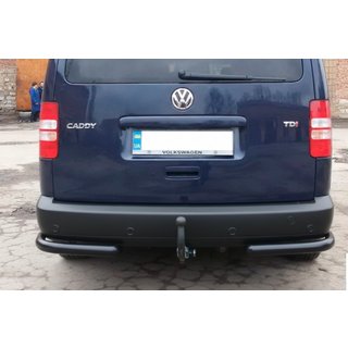 Hintere Eckschutzrohre AK003 Schwarz (2 Stk., Edelstahl) Foto 3