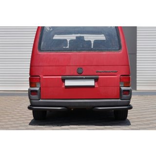 Hintere Eckschutzrohre AK003 Schwarz (2 Stk., Edelstahl) Volkswagen T4 Caravelle/Multivan 1990–2003 Foto 1