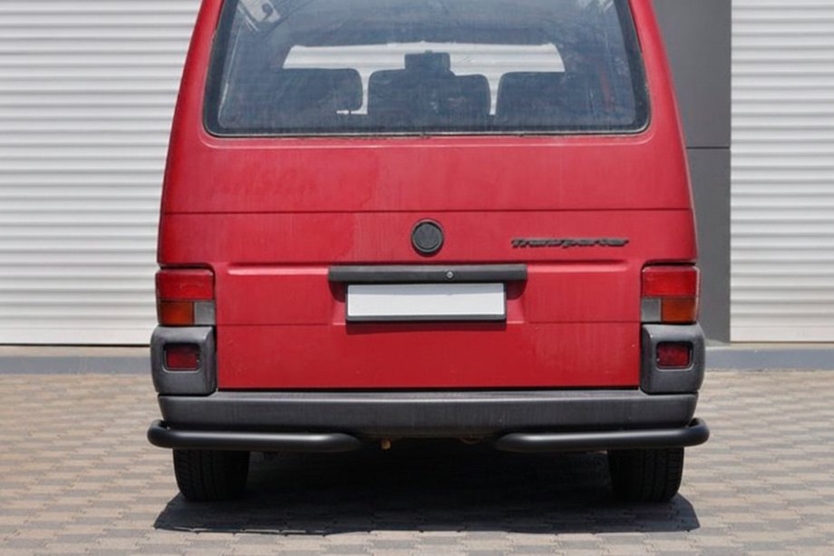 Volkswagen T4 Caravelle/Multivan 1990–2003 Hintere Eckschutzrohre AK003 Schwarz (2 Stk., Edelstahl) Image
