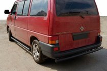 Volkswagen T4 Transporter 1990-2003 Heckbügel AK002 Schwarz (Edelstahl) Foto 2