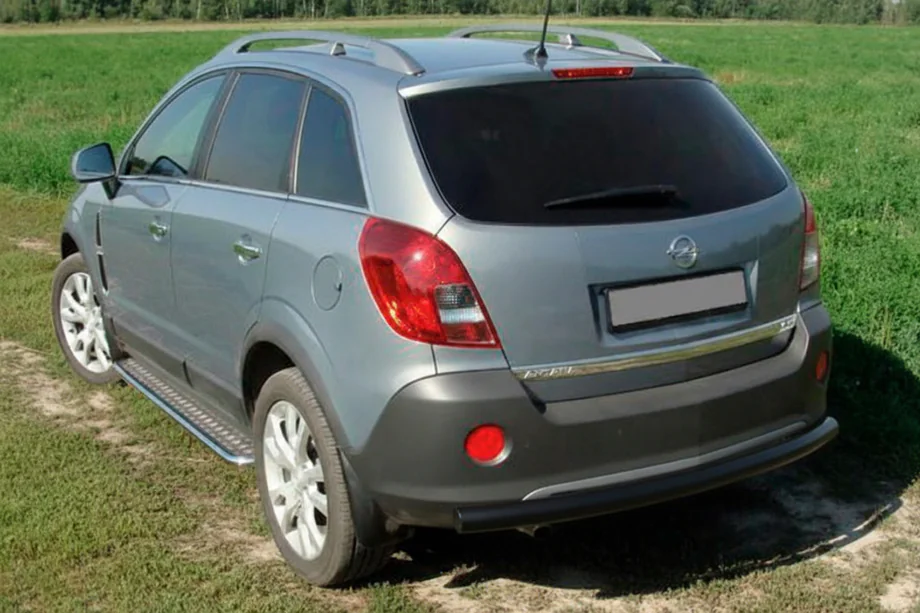Opel Antara 2006-2017 Heckbügel AK002 Schwarz (Edelstahl) Image