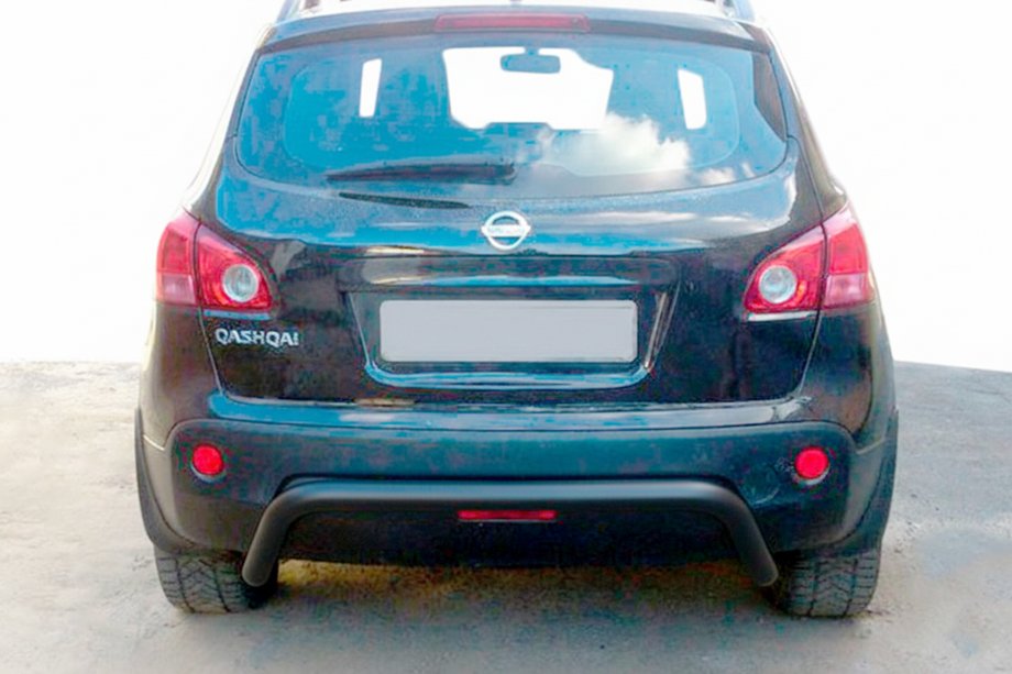 Nissan Qashqai 2010-2014 Heckbügel AK007 Schwarz (Edelstahl) Image