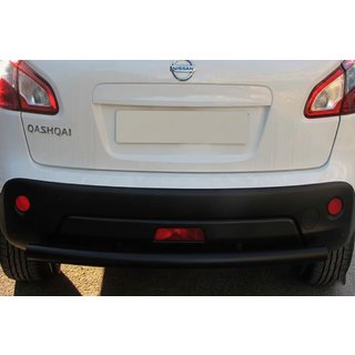 Hinterer gerader Überrollbügel Black (Edelstahl) Nissan Qashqai 2010-2014 Foto 2