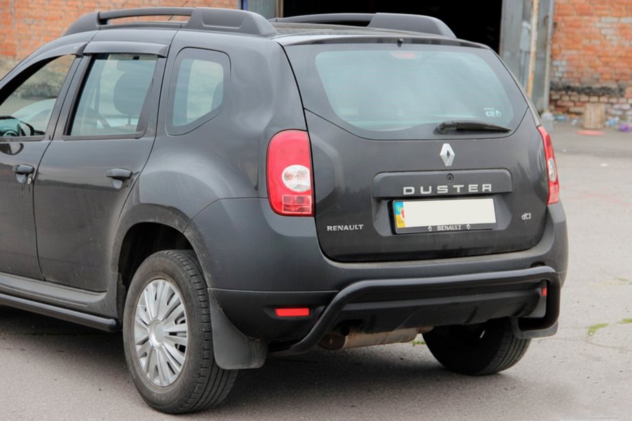 Renault Duster 2008–2017 Hinterer Überrollbügel Black (Edelstahl) Image