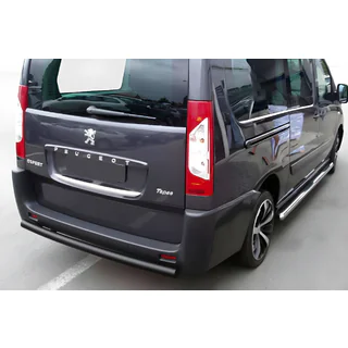 Heckbügel AK002 Schwarz (Edelstahl) Peugeot Expert 2007-2016 Foto 1