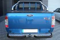 Ford Ranger 2007-2011 Hintere Eckschutzrohre AK003 Schwarz (2 Stk., Edelstahl) Foto 2