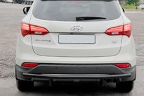 Hyundai Santa Fe 3 2012-2018 Heckbügel AK002 Schwarz (Edelstahl) Foto 3