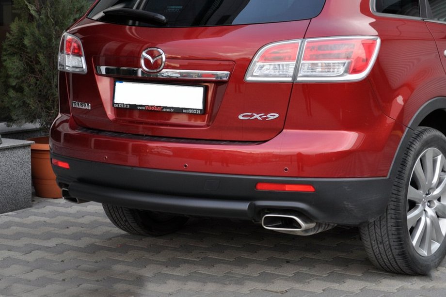 Mazda CX-9 2007-2016 Heckbügel AK002 Schwarz (Edelstahl) Image