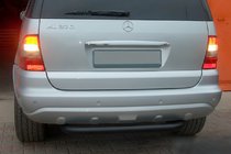 Mercedes ML W163 1997-2005 Heckbügel AK006 Schwarz (Edelstahl) Foto 1