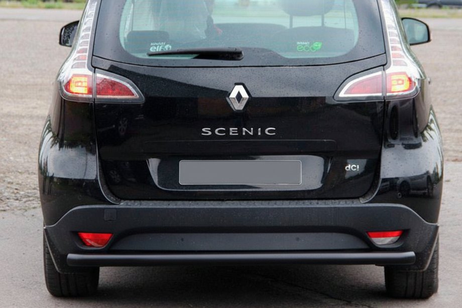 Renault Scenic/Grand 2009-2016 Heckbügel AK002 Schwarz (Edelstahl) Image