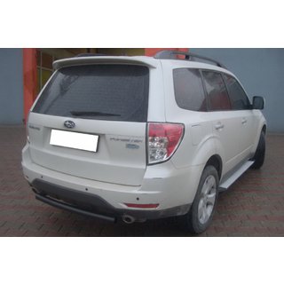 Heckbügel AK002 Schwarz (Edelstahl) Subaru Forester 2008-2013 Foto 1
