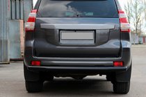 Toyota Land Cruiser Prado 150 2009-2023 Heckbügel AK002 Schwarz (Edelstahl) Foto 6