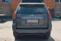 Toyota Land Cruiser Prado 150 2009-2023 Heckbügel AK002 Schwarz (Edelstahl) Foto 3