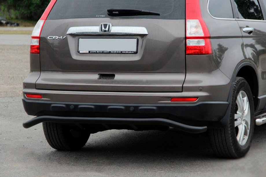 Honda CRV 2012-2016 Heckbügel AK008 Schwarz (Edelstahl) Image