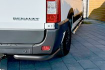 Nissan NV400 2010-2024 Hintere Eckschutzrohre AK003 Schwarz (2 Stk., Edelstahl) Foto 7