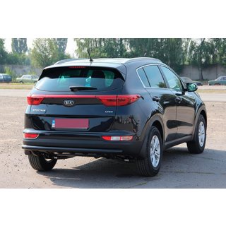 Heckschutz AK002 Schwarz (Edelstahl) Kia Sportage 2015-2021 Foto 3