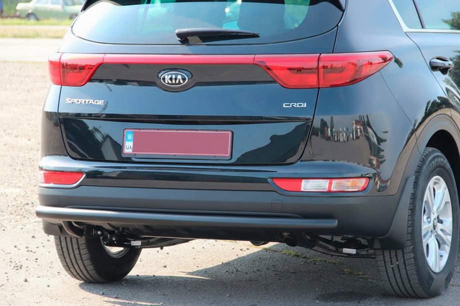 Kia Sportage 2015-2021 Heckschutz AK002 Schwarz (Edelstahl) Foto 1