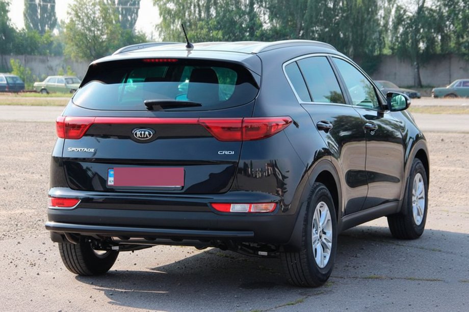 Kia Sportage 2015-2021 Heckschutz AK002 Schwarz (Edelstahl) Foto 3