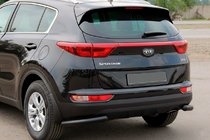 Kia Sportage 2015-2021 Hinterer Eckenschutz AK003 Schwarz (Edelstahl) Foto 1