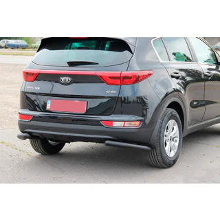 Hinterer Eckenschutz AK003 Schwarz (Edelstahl) Kia Sportage 2015-2021 Foto 2
