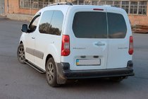 Citroen Berlingo 2008-2018 Heckschutz Black (Edelstahl) 60 mm Foto 3