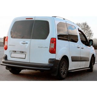 Heckschutz Black (Edelstahl) 60 mm Citroen Berlingo 2008-2018 Foto 4