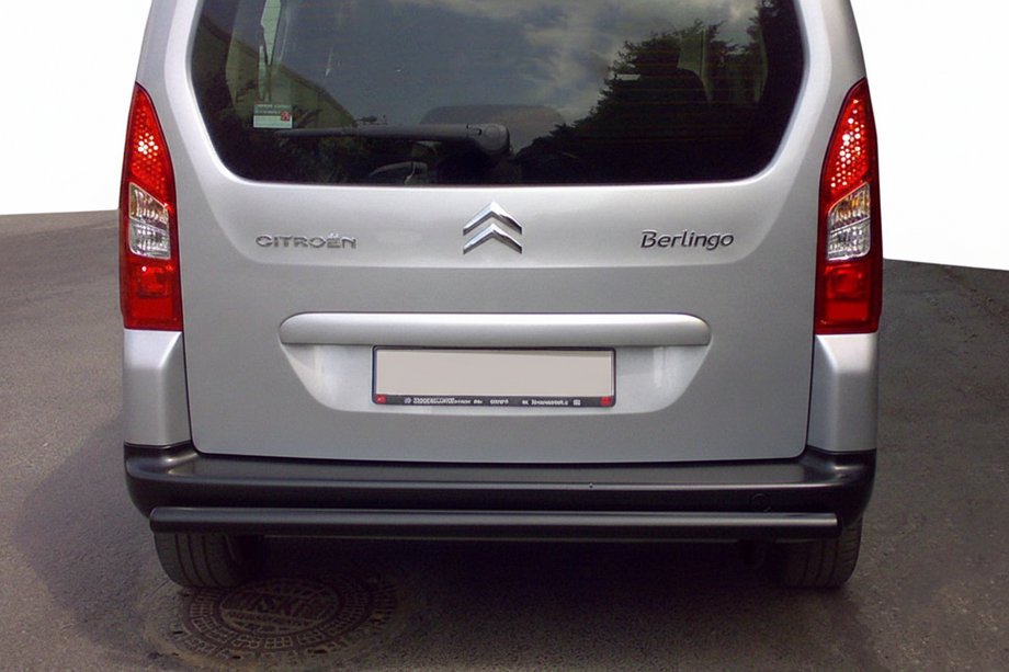 Citroen Berlingo 2008-2018 Heckschutz Black (Edelstahl) 60 mm Image