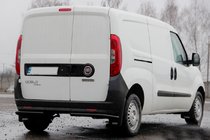 Opel Combo 2012-2018 Hintere Eckschutzrohre AK003 Schwarz (Edelstahl) Foto 4