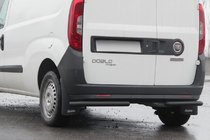Opel Combo 2012-2018 Hintere Eckschutzrohre AK003 Schwarz (Edelstahl) Foto 1