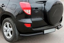 Toyota Rav 4 2006-2013 Hintere Eckschutzrohre AK003 Schwarz (2 Stk., Edelstahl) Foto 1