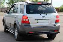 Kia Sorento I BL 2002-2009 Heckbügel AK002 Schwarz (Edelstahl) Foto 3