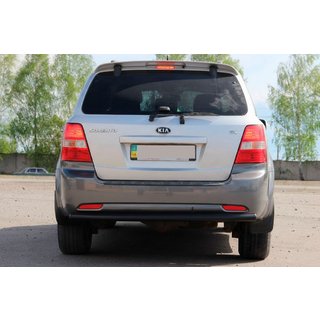 Heckbügel AK002 Schwarz (Edelstahl) Kia Sorento I BL 2002-2009 Foto 1