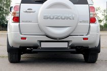 Suzuki Grand Vitara 2005-2017 Heckschutz AK002 Schwarz (Edelstahl) Foto 1