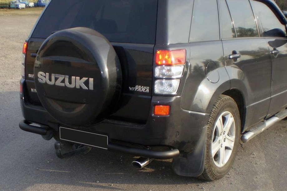 Suzuki Grand Vitara 2005-2017 Heckschutz AK003 Schwarz (Edelstahl) Foto 2