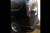 Fiat Talento 2016- Hintere Eckschutzrohre Black (2 Stk., Edelstahl) Foto 2