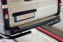 Fiat Talento 2016- Hintere Eckschutzrohre Black (2 Stk., Edelstahl) Foto 1
