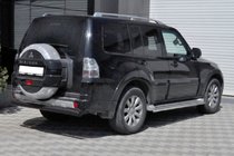 Mitsubishi Pajero Wagon III 1999-2006 Heckbügel AK002 Schwarz (Edelstahl) Foto 2