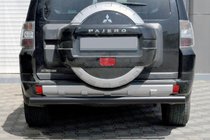 Mitsubishi Pajero Wagon III 1999-2006 Heckbügel AK002 Schwarz (Edelstahl) Foto 1