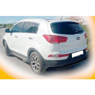 Heckbügel AK002-1 Schwarz (Edelstahl) Kia Sportage 2010-2015 Foto 2