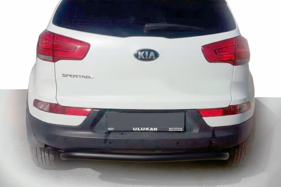 Kia Sportage 2010-2015 Heckbügel AK002-1 Schwarz (Edelstahl) Image