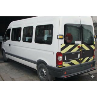 Heckbügel AK002 Schwarz (Edelstahl) Opel Movano 2004-2010
