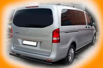 Mercedes Vito/V-class W447 2014- Heckschutz AK002 Schwarz (Edelstahl) Foto 2