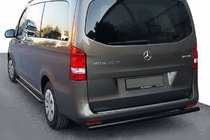 Mercedes Vito/V-class W447 2014- Heckschutz AK002 Schwarz (Edelstahl) Foto 1